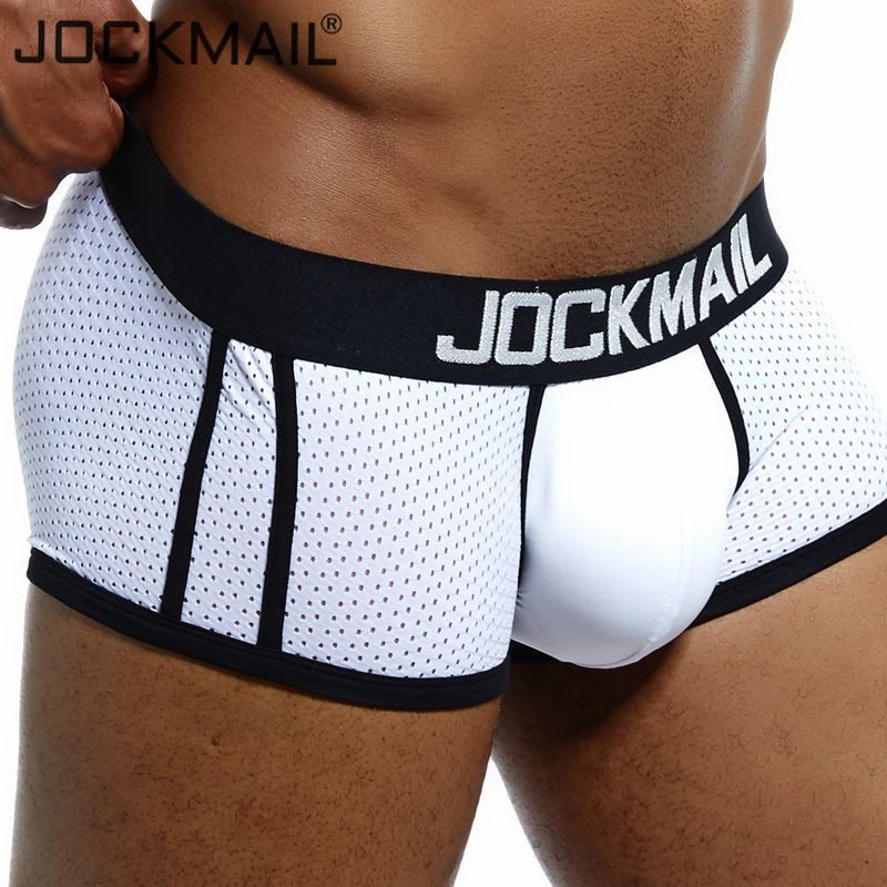JOCKMAIL Brand Underwear Boxer Men Breathable Mesh Men's Boxers